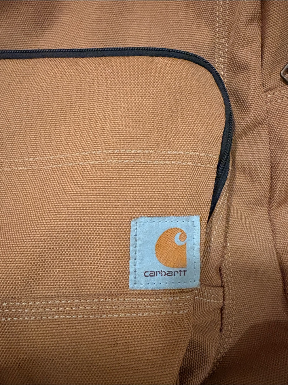 Carhartt Brown Canvas Backpack - Durable Everyday Carry - Picture 2 of 3